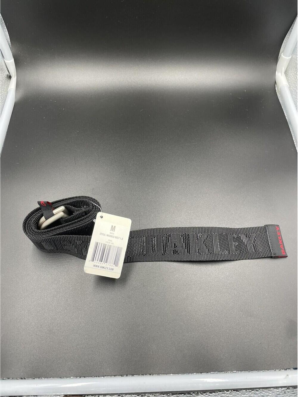 Oakley Webbed Belt 1.0 Black Size Medium new
